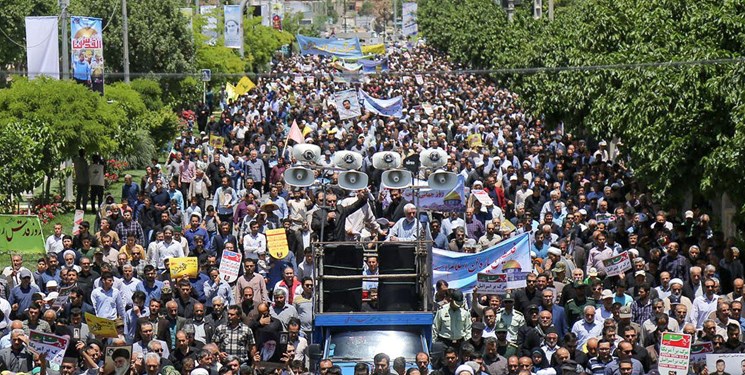 برگزاری راهپیمایی روز قدس در ۴۰ نقطه از آذربایجان‌شرقی/ سخنران روز قدس در تبریز آیت الله حسینی بوشهری است