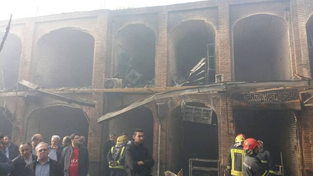 خسارت ۲۰ میلیارد تومانی آتش به کالبد بازار تاریخی تبریز