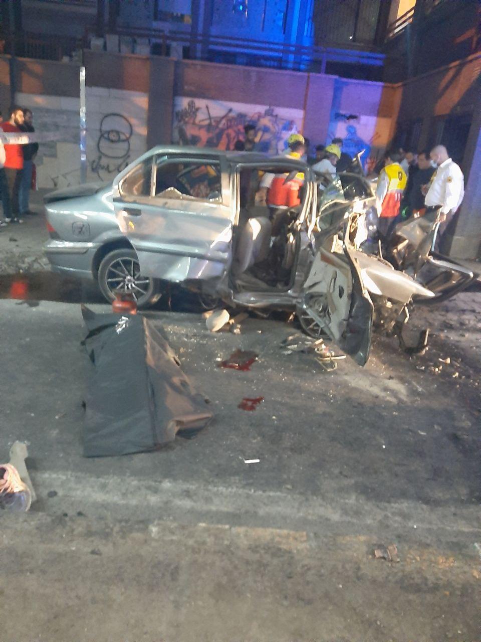 سانحه رانندگی در تبریز، ۲ کشته و ۳ مصدوم برجای گذاشت