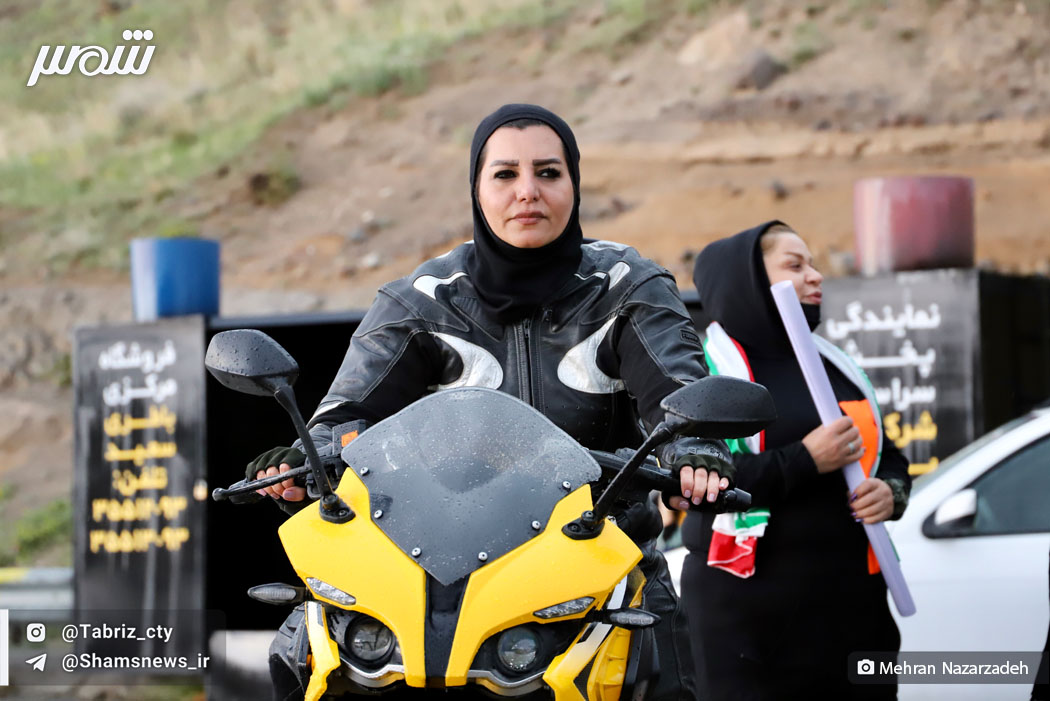 موتورسواری بانوان در تبریز