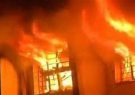 آتش‌سوزی در شهرک صنعتی شهید سلیمی ممقان/ ‌۱۵ نفر مصدوم و دچار گازگرفتگی شدند
