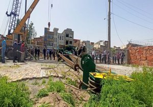 توضیحات مدیرعامل سازمان آتش نشانی در خصوص واژگونی دستگاه حفاری در بلوار نیایش تبریز