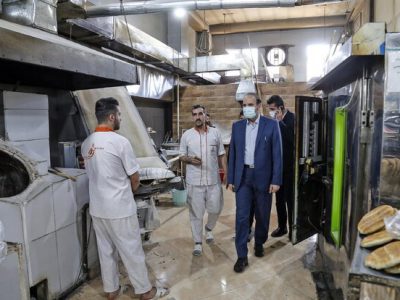 بازدید استاندار آذربایجان‌شرقی از فرآیند توزیع کالاهای اساسی در سطح شهر تبریز