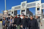 استاندار آذربایجان‌شرقی و شهردار تبریز پای صحبت زائران حسینی در مرز تمرچین