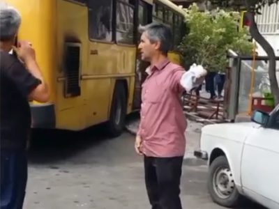 ارسالی مخاطبین/ اتوبوس حادثه‌ساز در تبریز