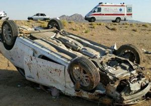 واژگونی خودرو پژو با فوتی راننده ۱۵ ساله در تبریز!