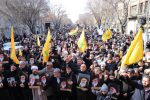 راهپیمایی مردم تبریز در اعتراض به توهین نشریه فرانسوی