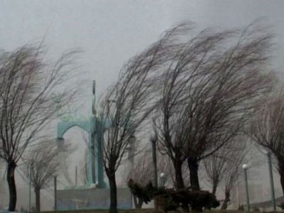 پیش بینی وزش باد شدید و خیزش گرد و خاک در آذربایجان شرقی