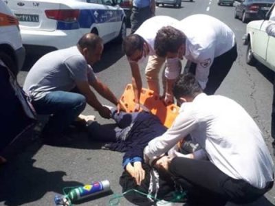 عابران پیاده ۱۰۰ درصد فوتی‌های تصادفات درون شهری در عید نوروز