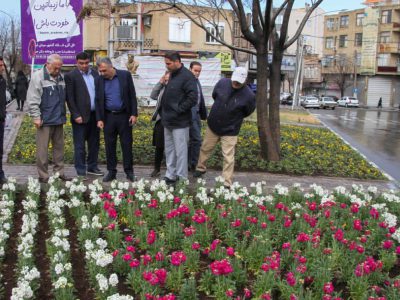 کاشت ۹ میلیون بوته گل در تبریز