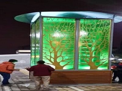 نخستین درخت مصنوعی کشور در تبریز نصب شد
