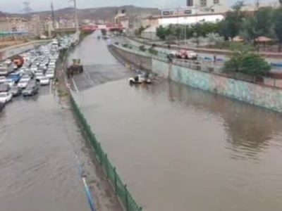 واکنش شهردار به آبگرفتی میدان شهید فهمیده تبریز با هر باران