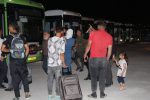 استقرار اتوبوس‌های شهرداری در مهران برای بازگشت زائران