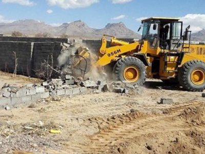 رفع تصرف از ۳۶۰۰ مترمربع زمین خواری در تبریز