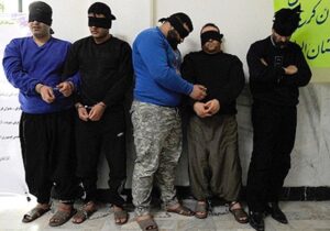 دستگیری ۵ اراذل و اوباش در عملیات ضربتی پلیس میانه